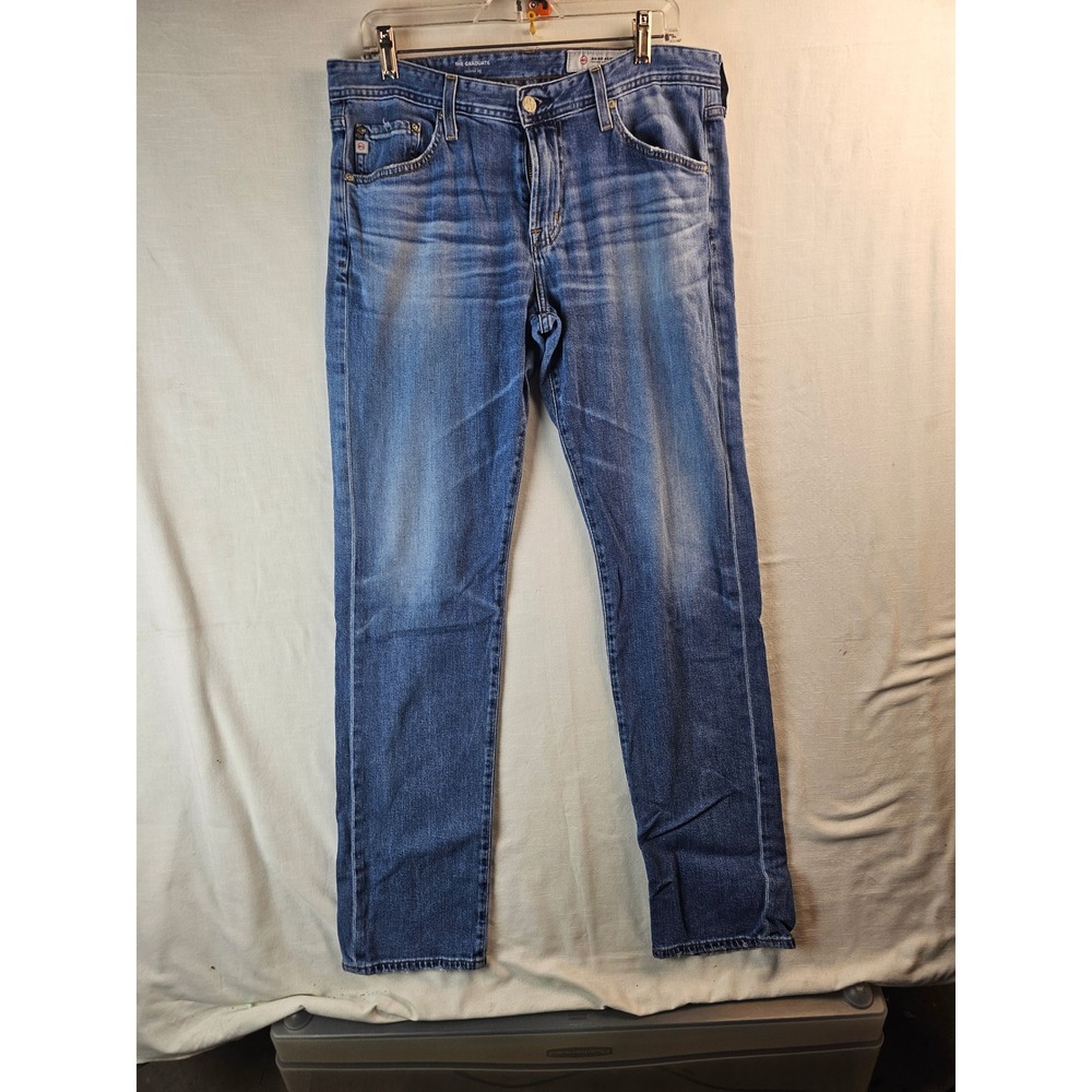 AG Adriano Goldschmied The Graduate Tailored Leg Jeans Blue 32R 1174DAS13YWWH